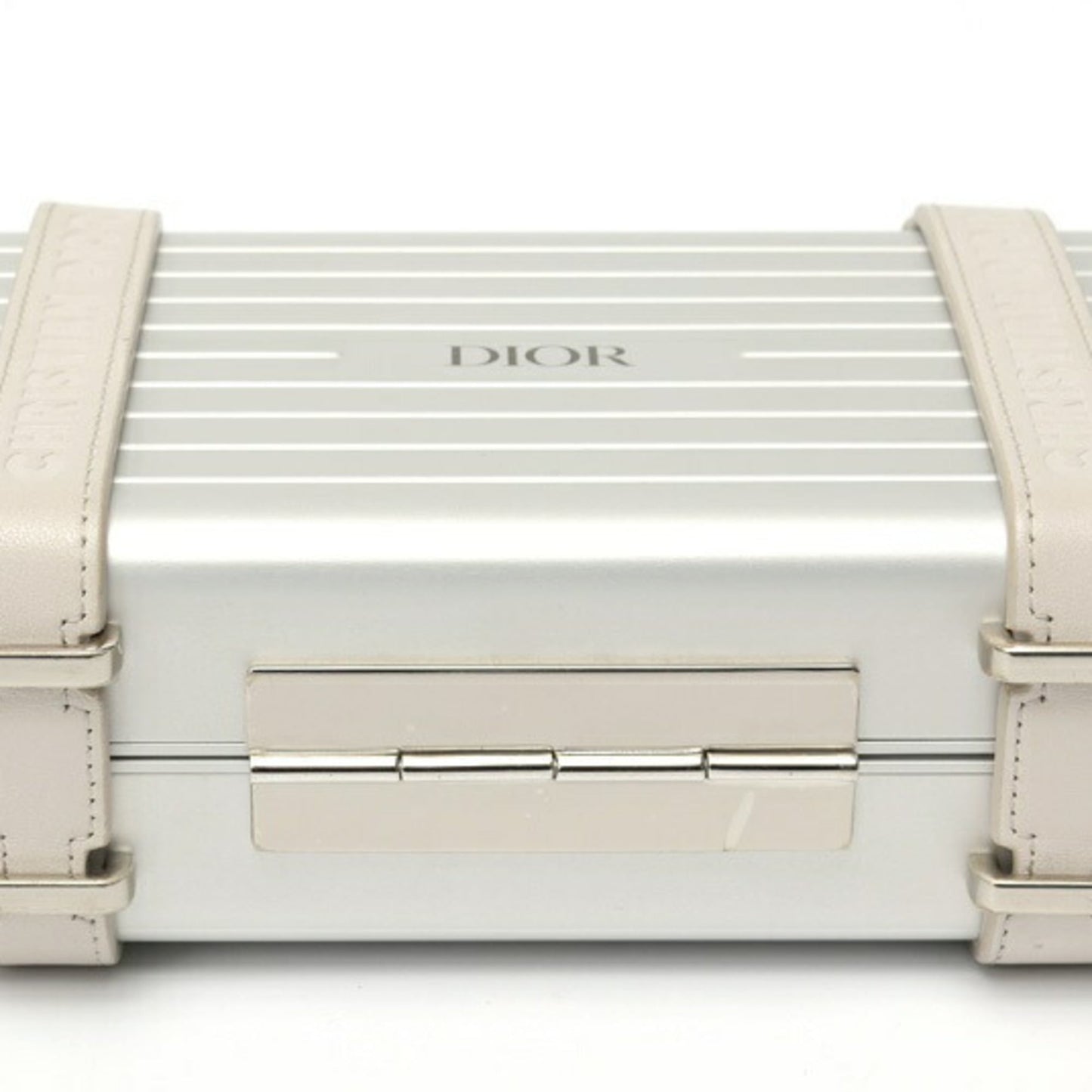 Christian Dior Silver Leather Aluminum Shoulder Bag ()
