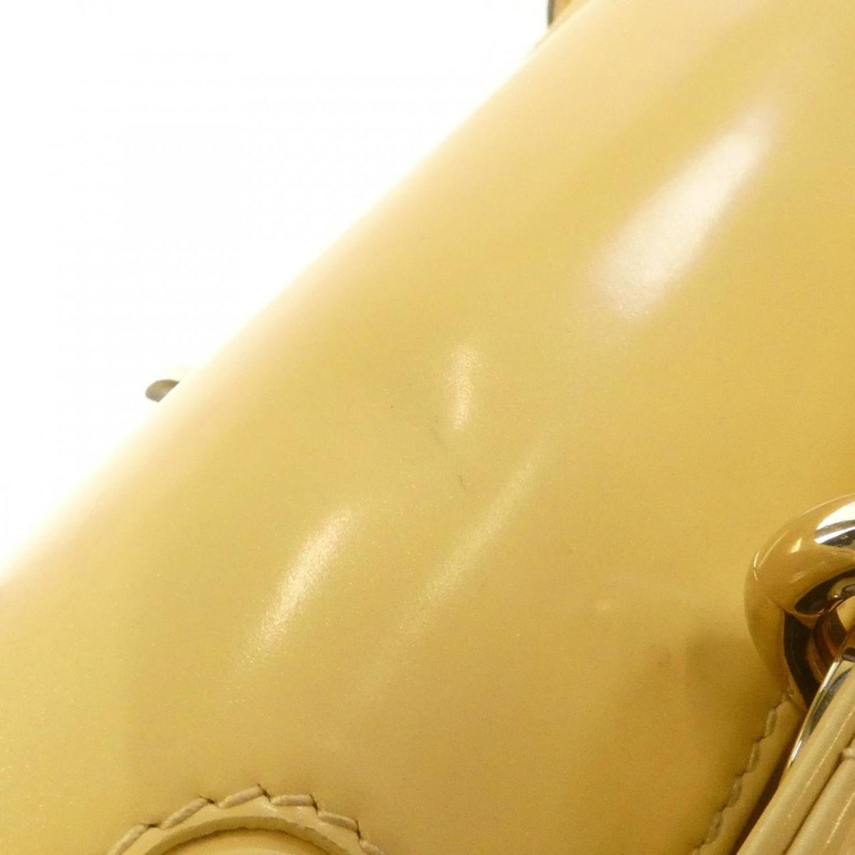 Christian Dior Yellow Leather Handbag ()