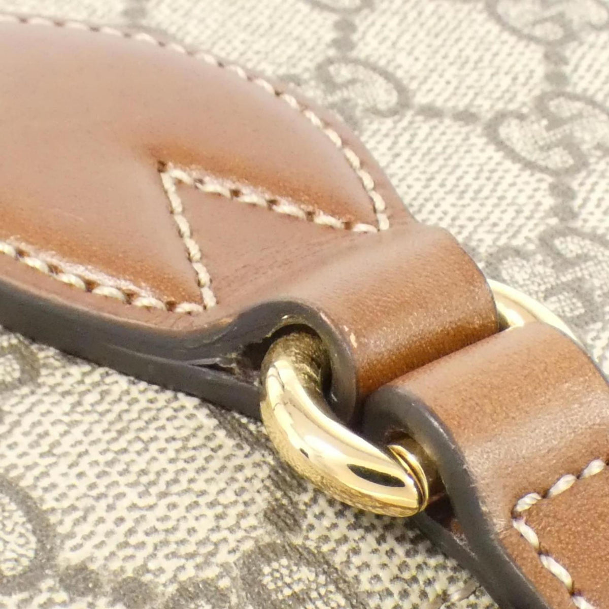 Gucci Beige Gg Supreme Leather Tote Bag