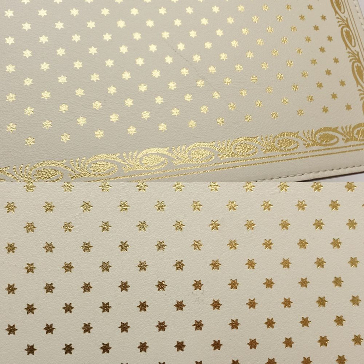 Gucci Ivory Leather Clutch Bag