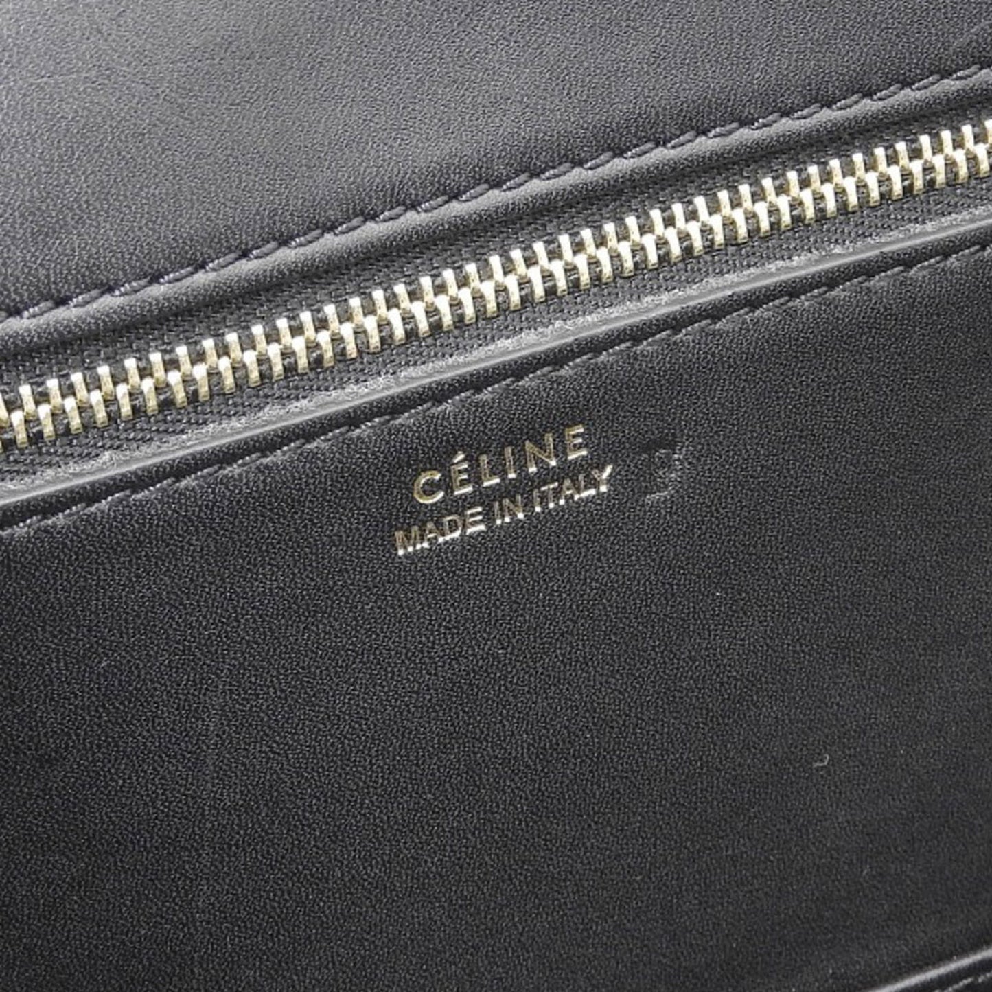 Celine tie bag handbag felt x leather gray black
