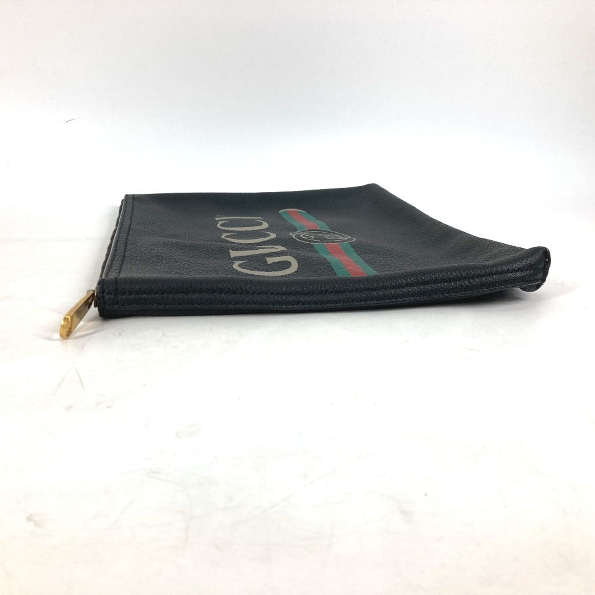 Gucci Black Leather Clutch Bag