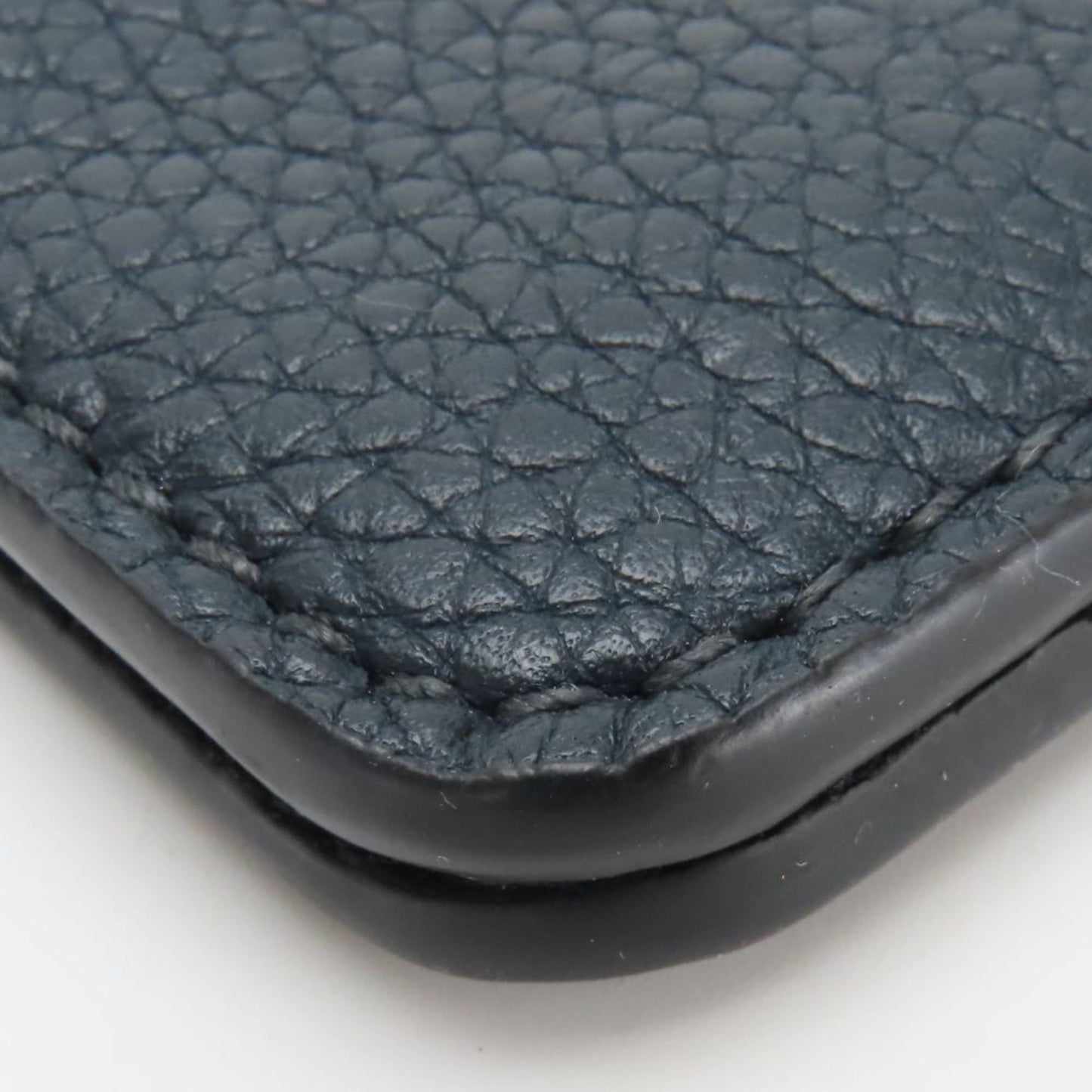 Christian Dior Navy Leather Clutch Bag Pouch ()