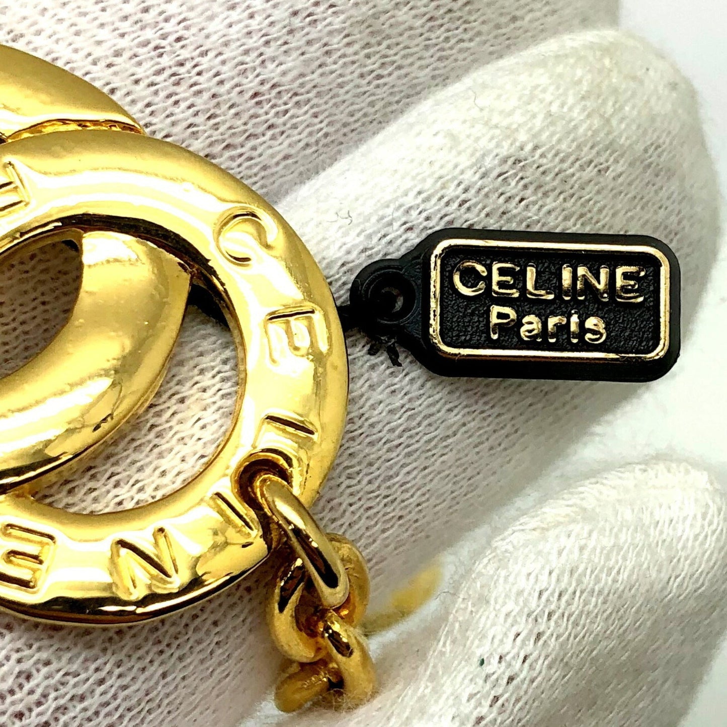 Celine Bracelet Circle Logo Gold Women's Accessories