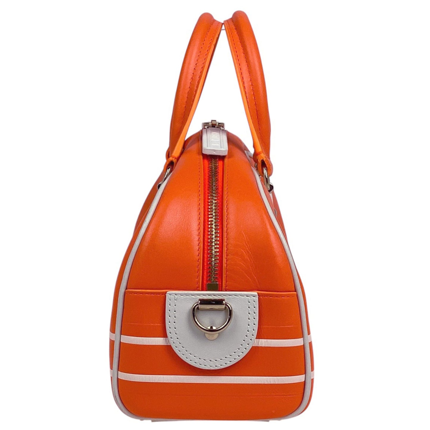 Christian Dior Orange Leather Handbag Shoulder Bag ()