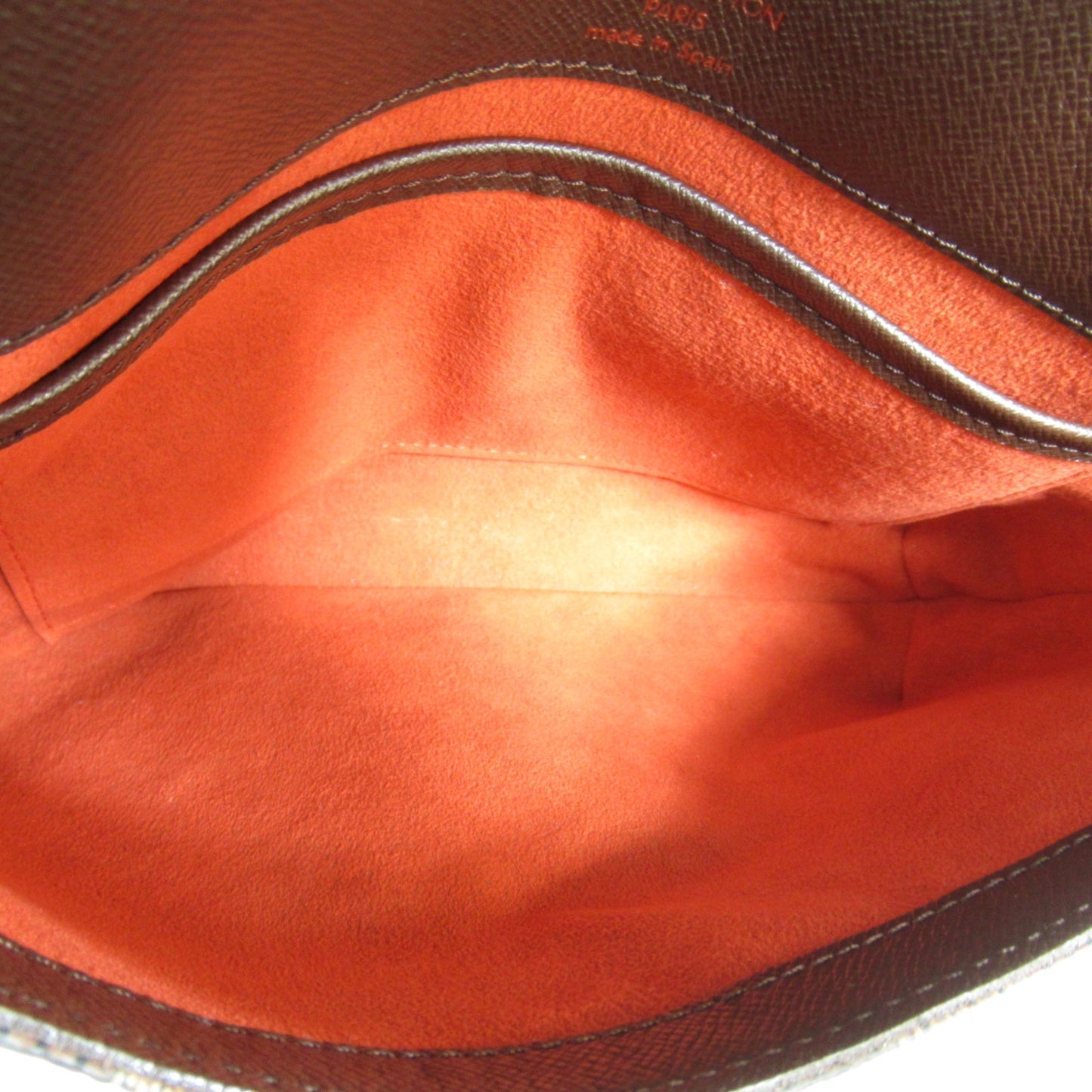 LOUIS VUITTON Musette Tango Short Shoulder Bag Brown Damier PVC coated canvas N51255