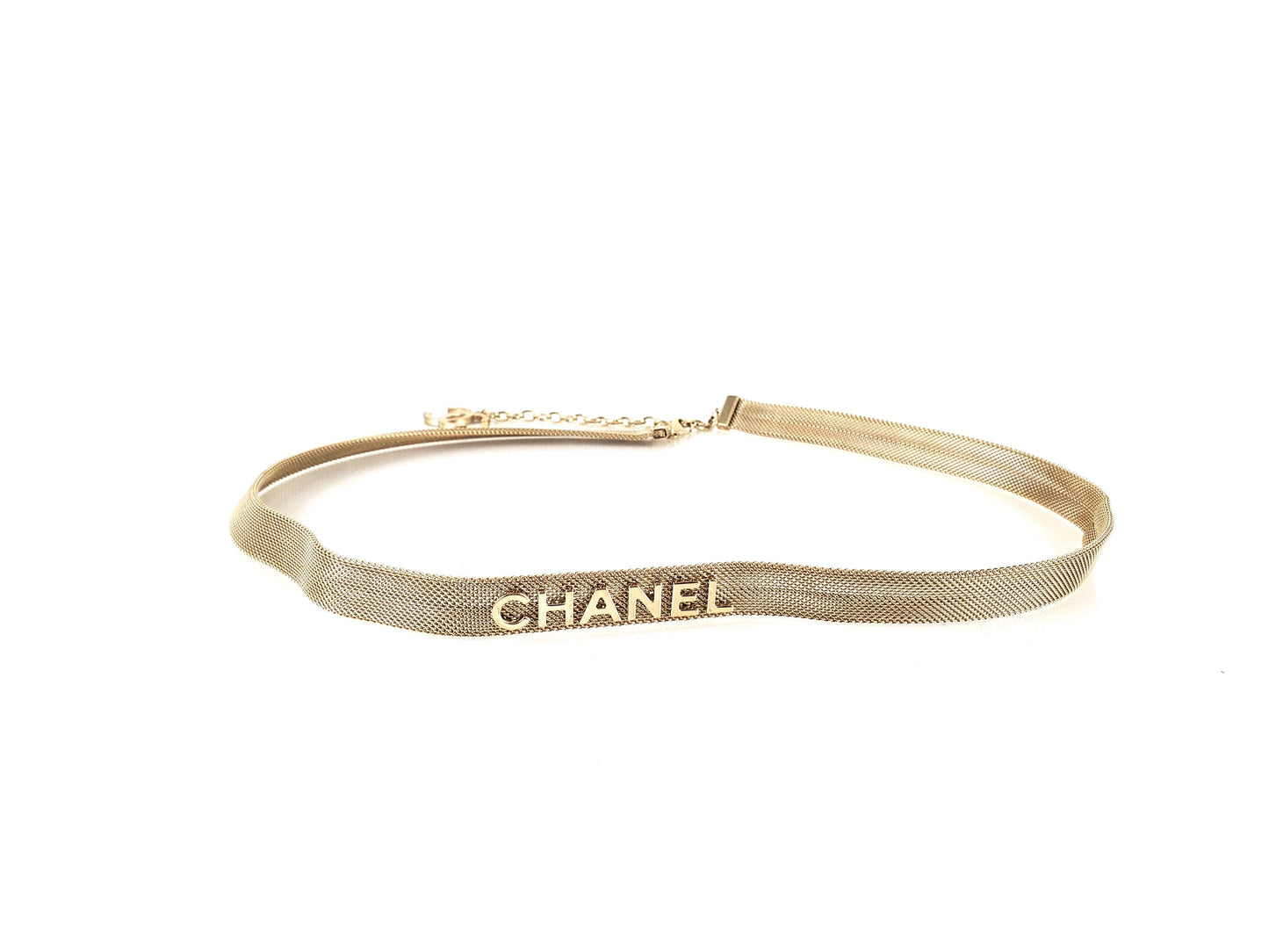 Chanel 17A Fancy Chain Logo Hip Belt 80