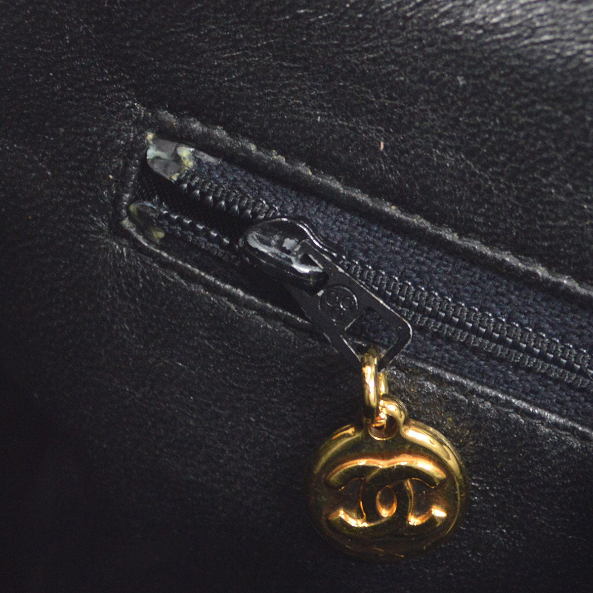 CHANEL Pocket Camera Bag Small Beige Caviar 17225