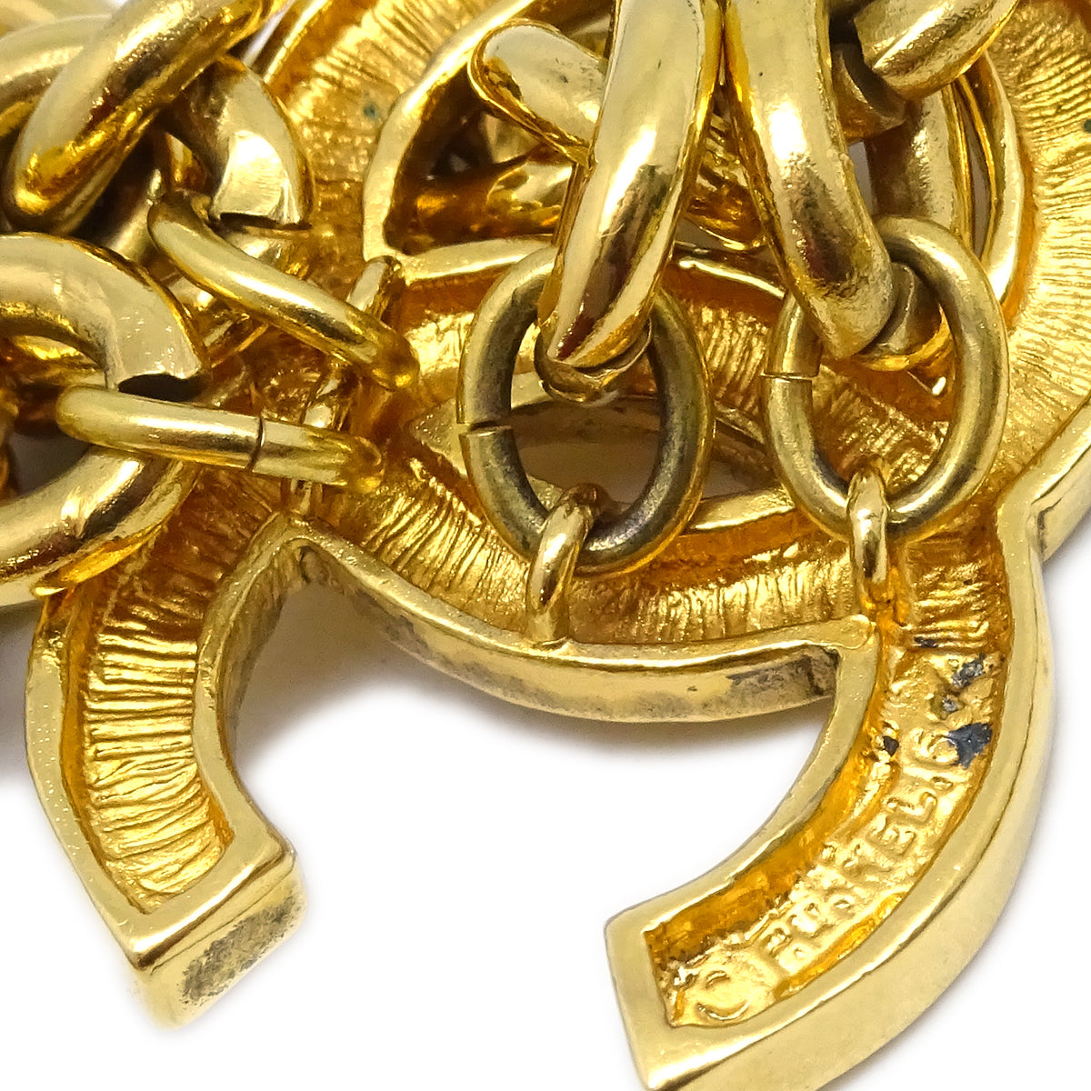 Chanel Chain Belt Gold 684 Small Good