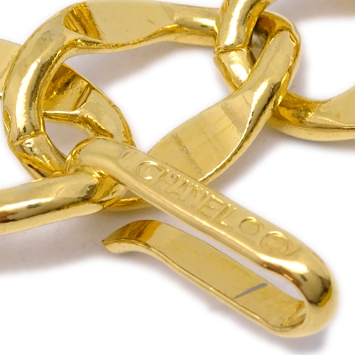 Chanel Medallion Chain Belt Gold Small Good
