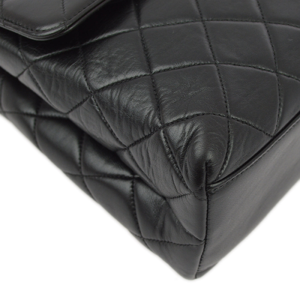 Chanel 1996-1997 Black Lambskin Kelly 25