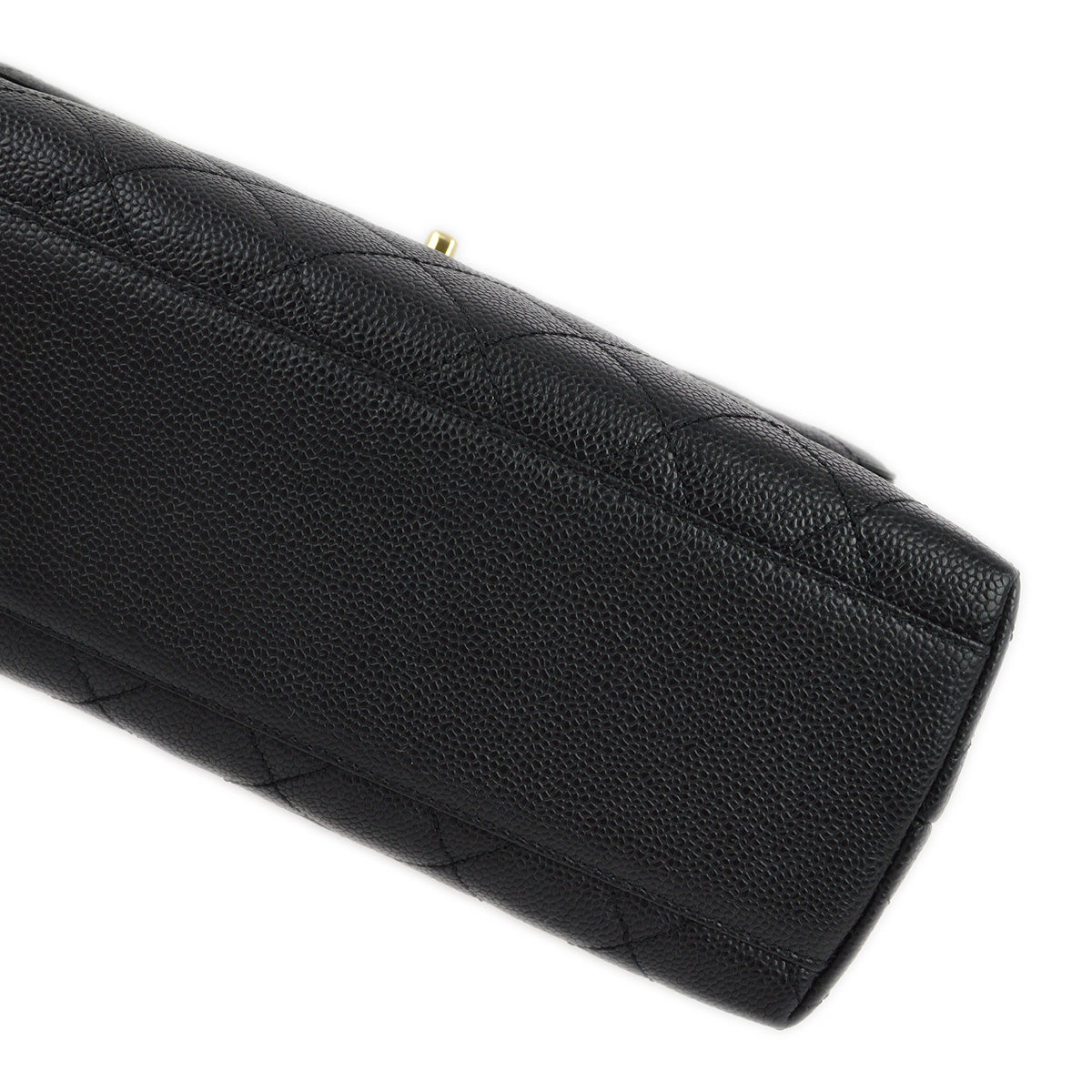Chanel 2004-2005 Black Caviar Kelly Handbag