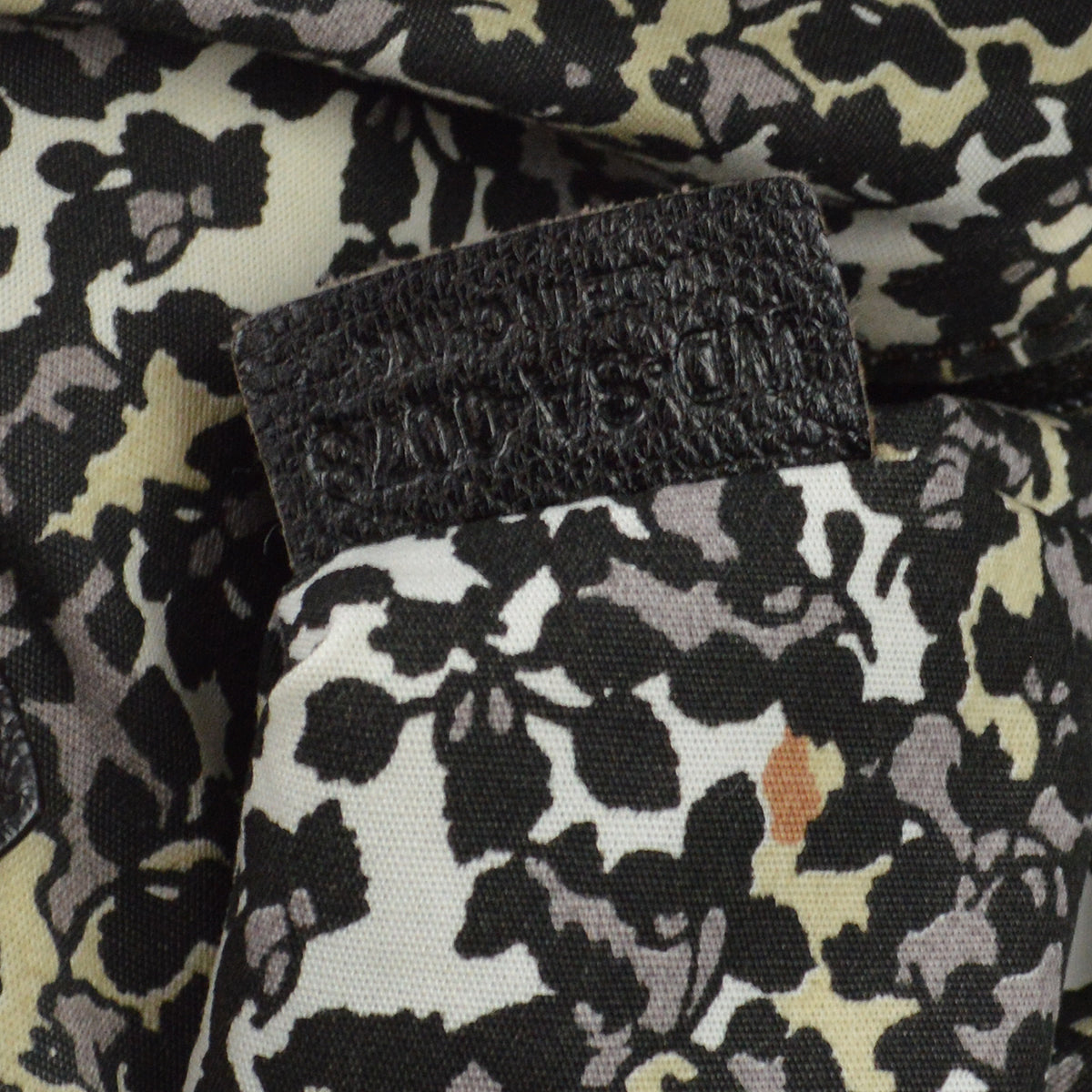 Celine Black Denim Macadam Tote Handbag