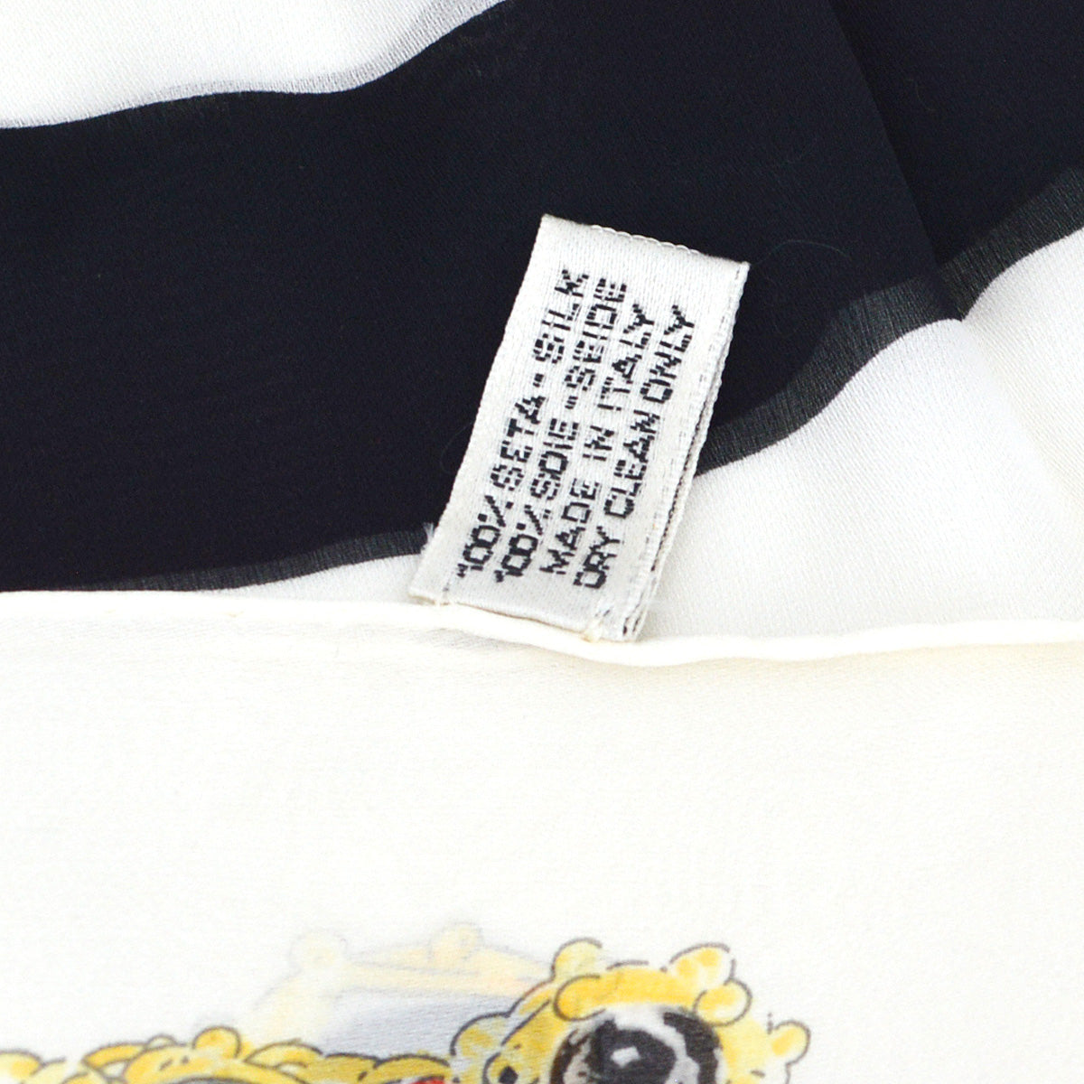 Chanel Scarf White Small Good