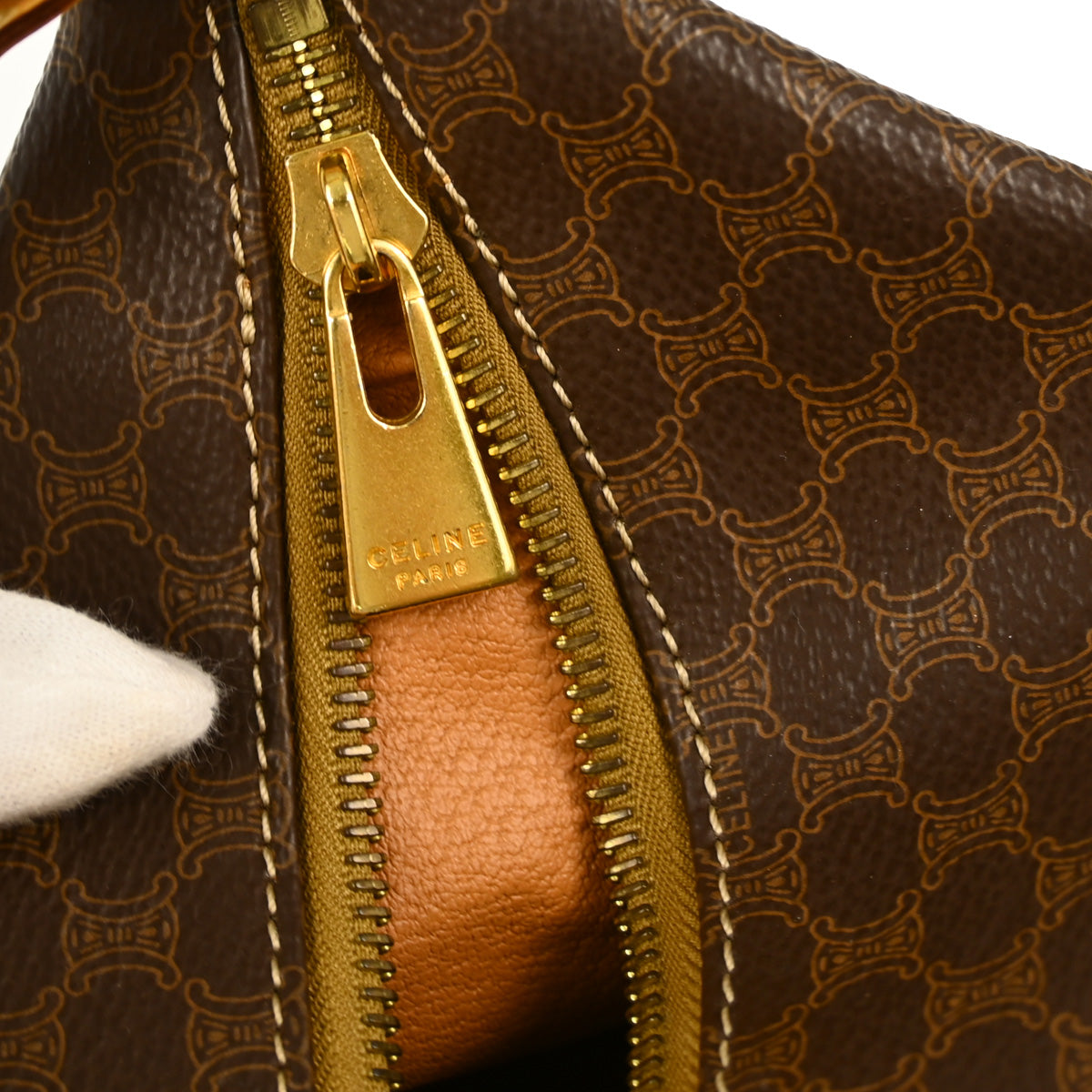 Celine Brown Macadam Handbag