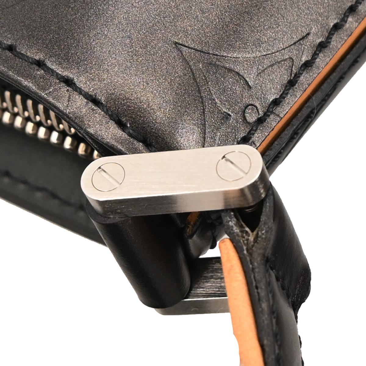 Louis Vuitton 2003 Black Monogram Mat Alston Shoulder Bag M55122