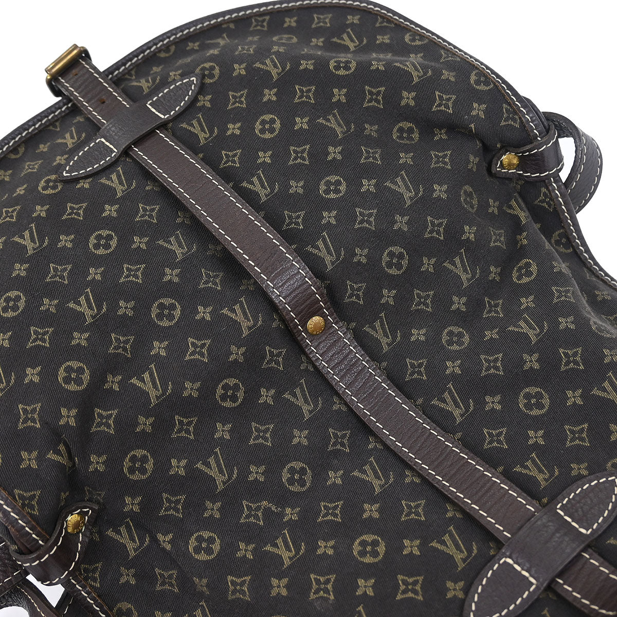 Louis Vuitton 2009 Monogram Mini Lin Saumur 30 Shoulder Bag M95227