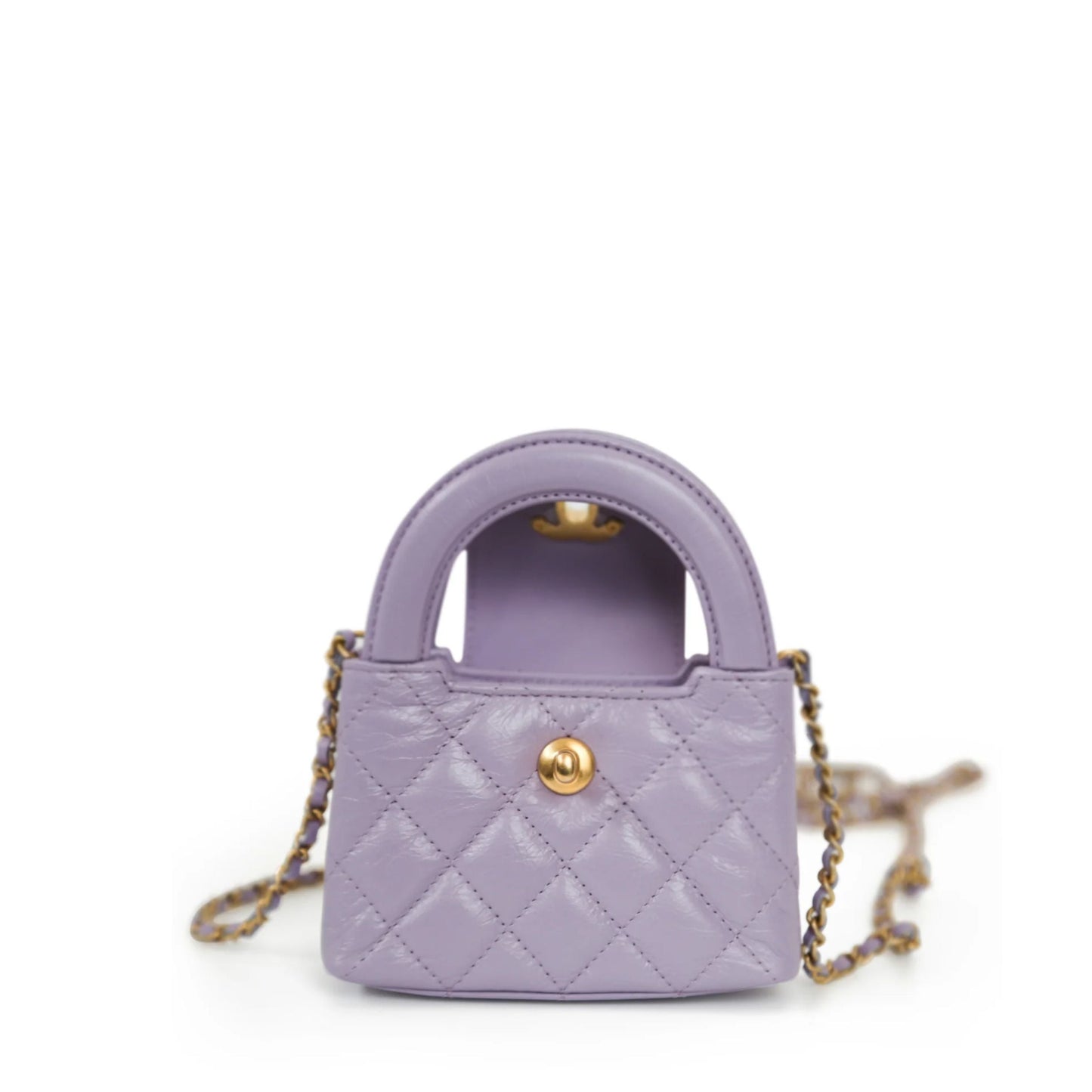 Mini Kelly Shopping Bag Lilac