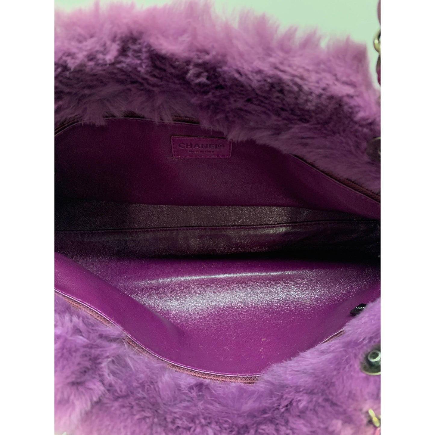 Chanel Cross Body Bag FurFake Fur