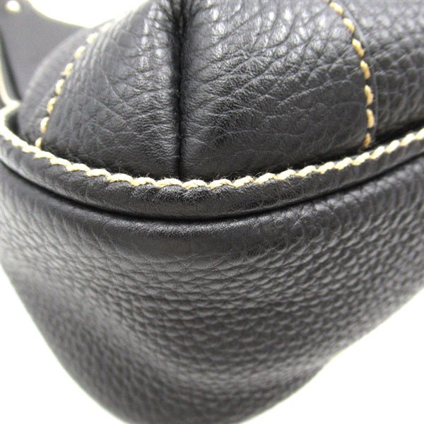 Chanel Logo Tassel Shoulder Bag Leather Shoulder Bag A23055 in Good condition