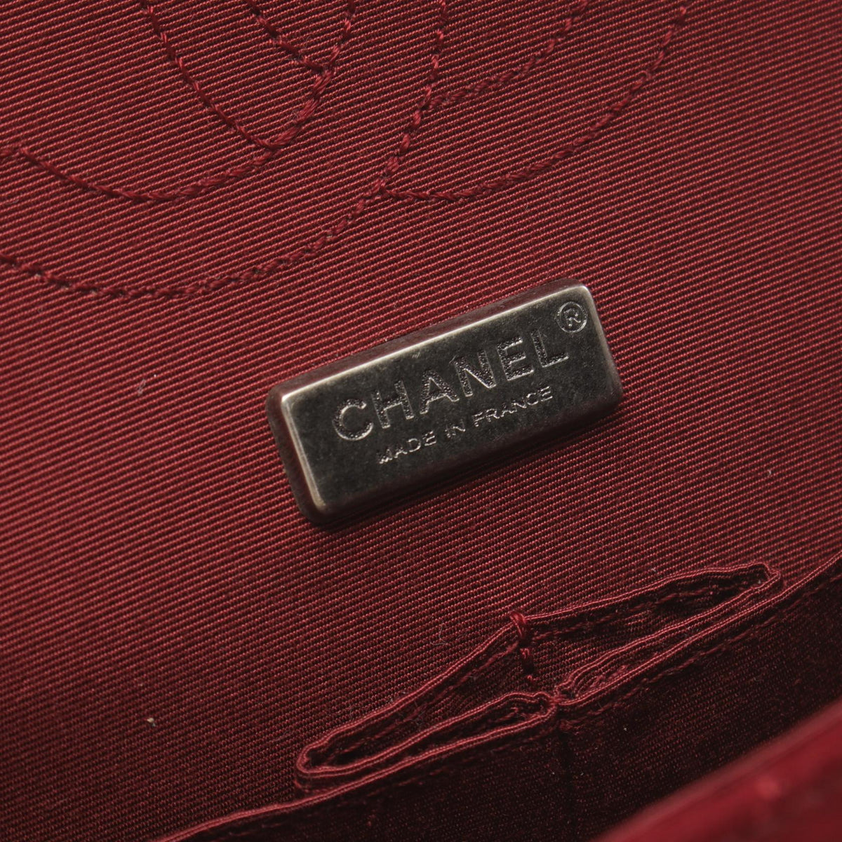 Chanel 2.55 Matelasse Wool Shoulder Bag