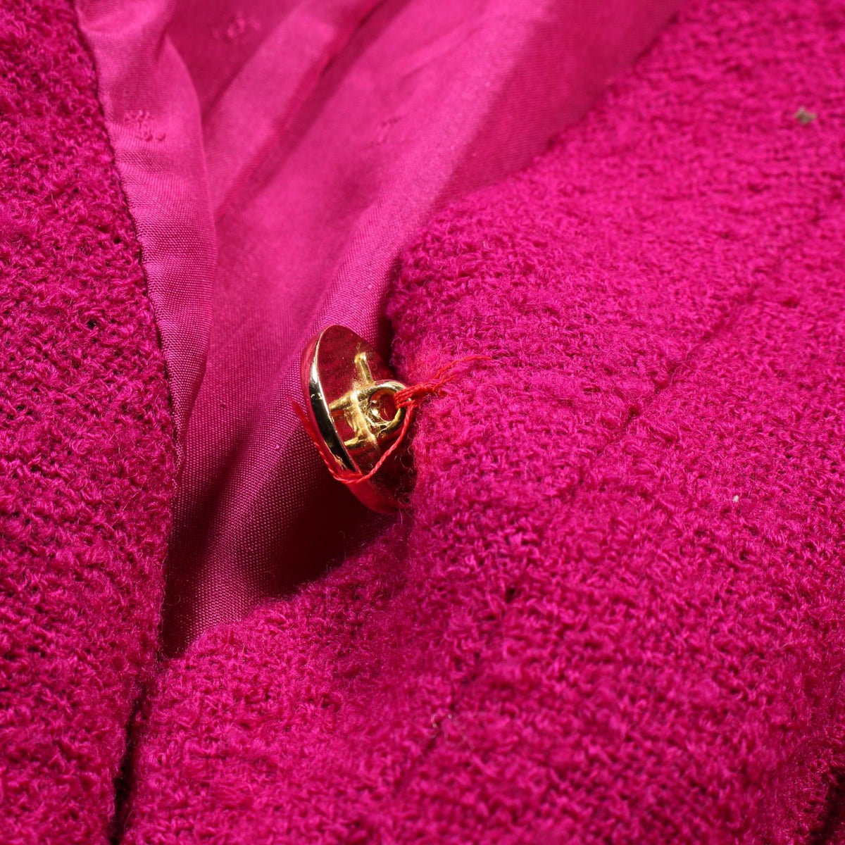 Chanel Wool Collarless Jacket