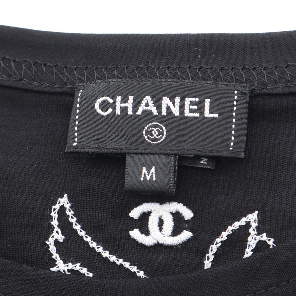 Chanel Jean Cocteau Coco Mark Cotton Top