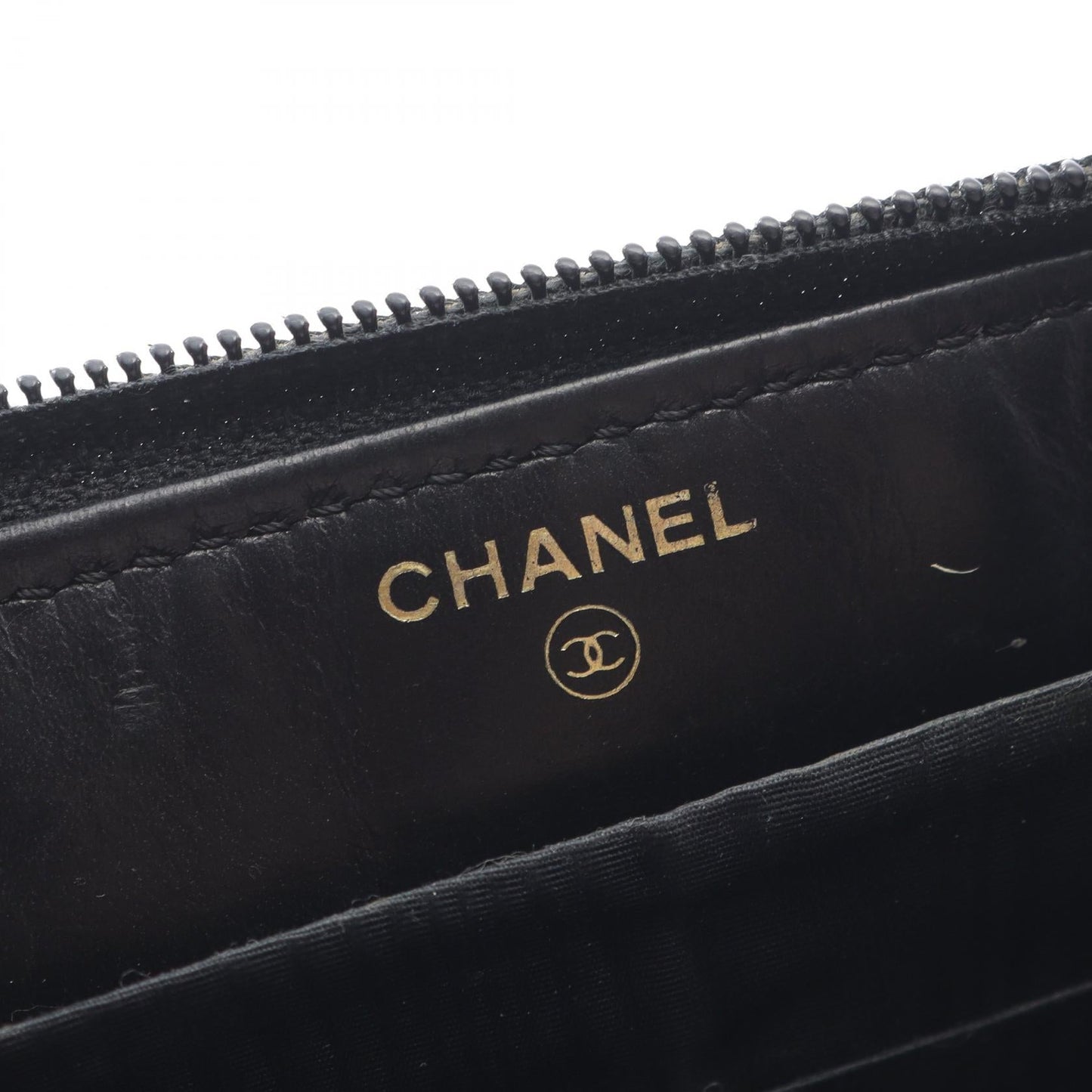 Chanel Coco Mark Caviar Skin Long Wallet