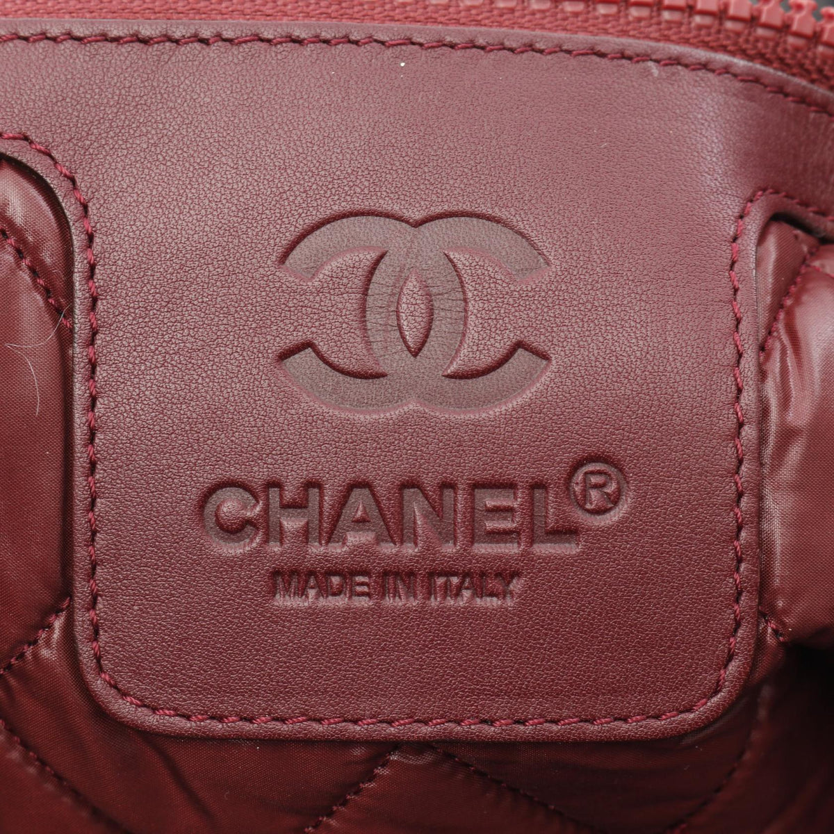 Chanel Coco Cocoon Nylon Leather Tote Bag