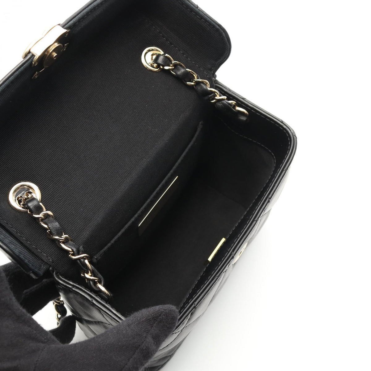 Chanel Matelasse Small Box Lambskin Shoulder Bag