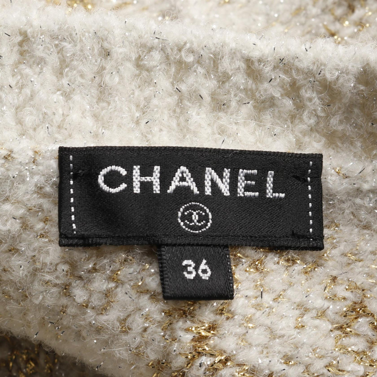 Chanel Clover Wool Nylon Alpaca Knitwear
