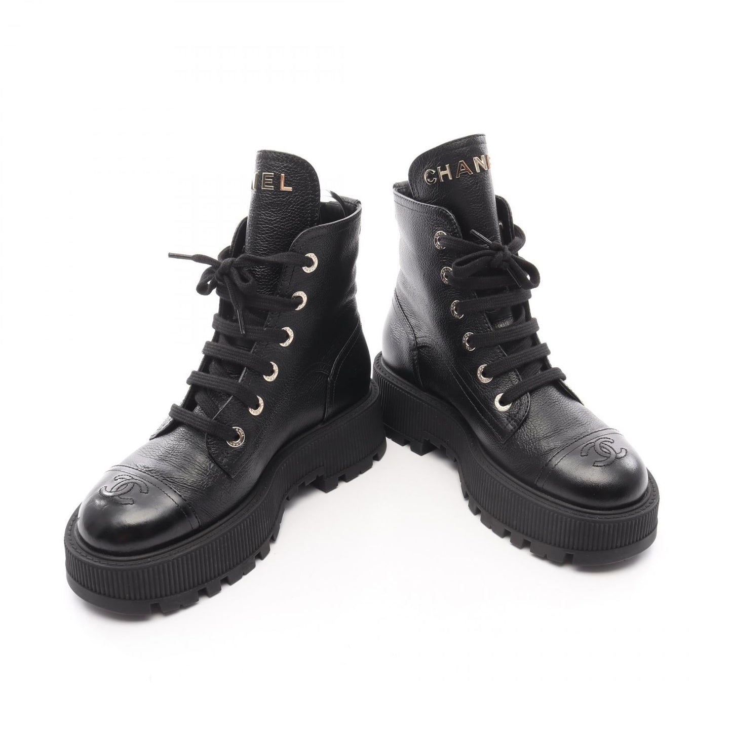 Chanel Coco Mark Leather Boots