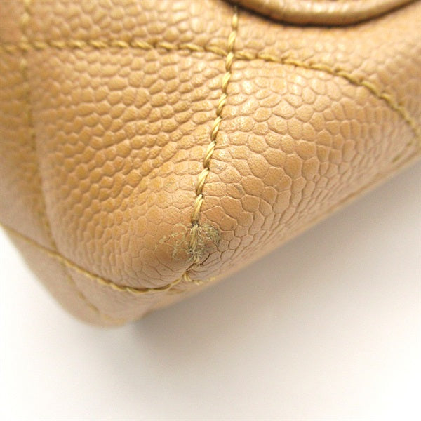 Chanel CC Caviar Kelly Handbag Leather Handbag in Good condition
