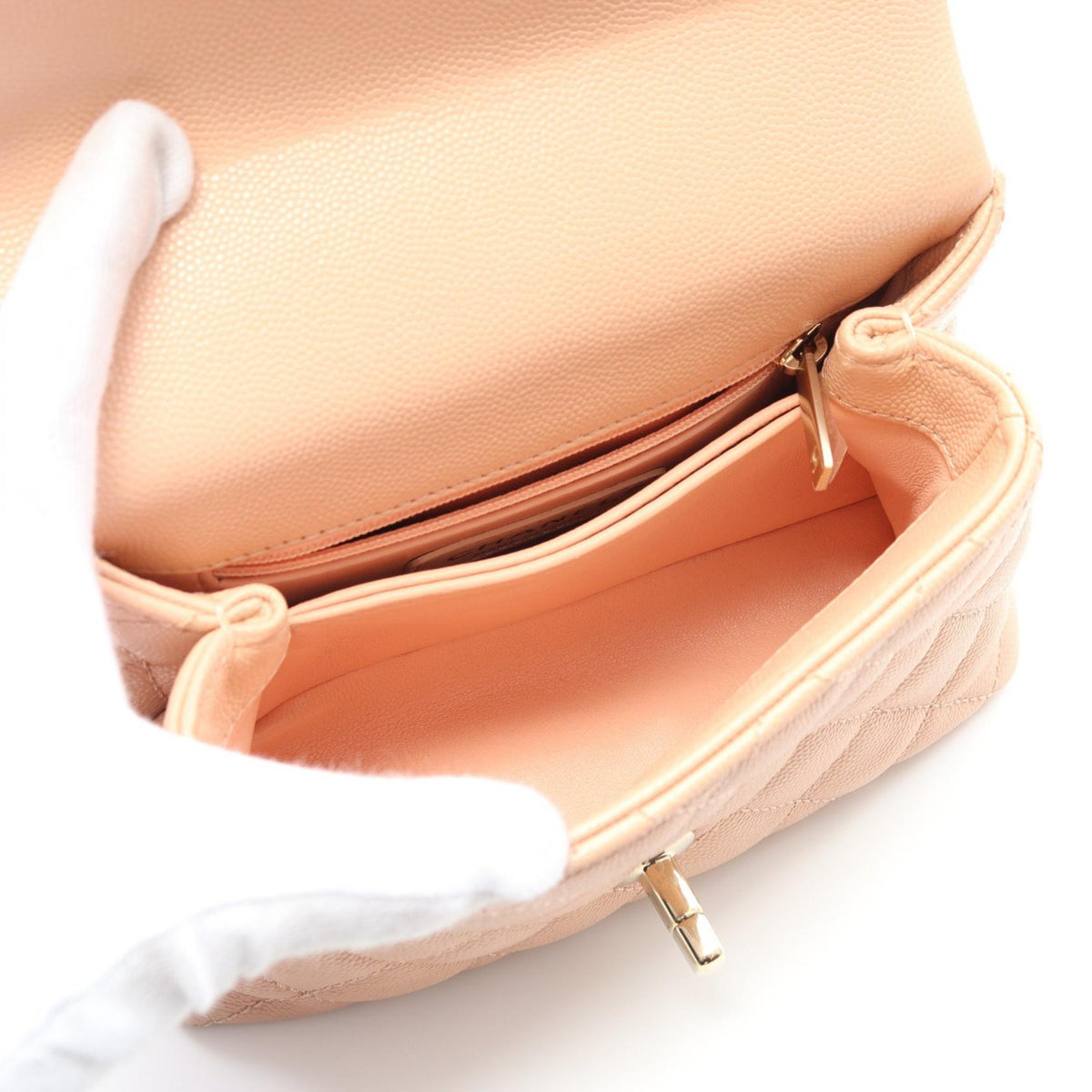 Chanel Coco Handle Grained Calfskin Handbag