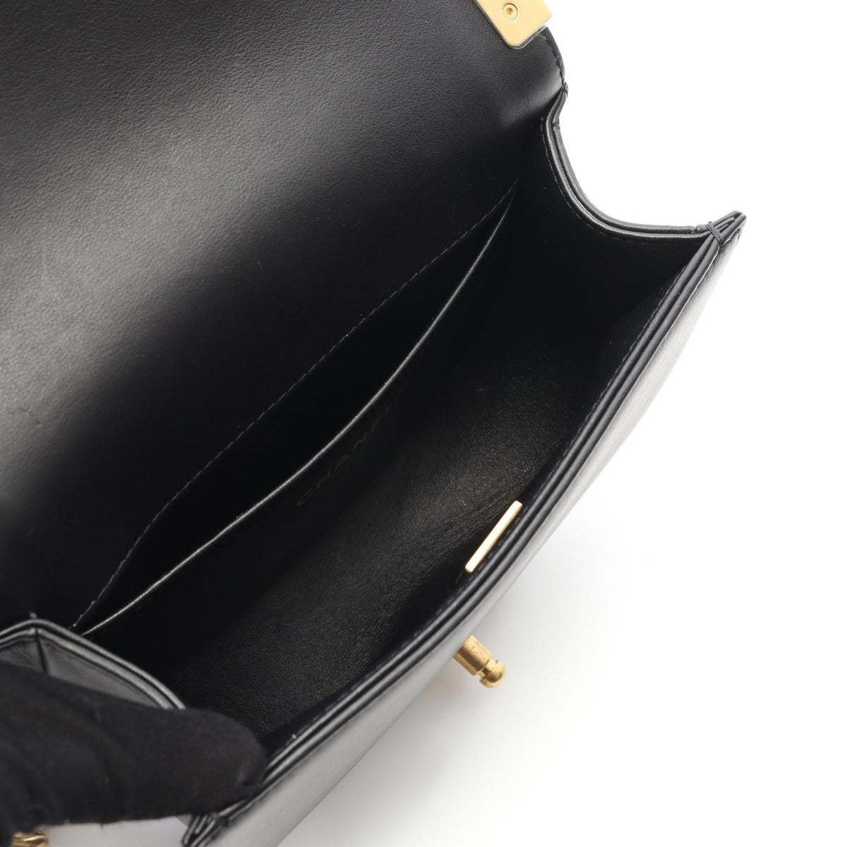 Chanel Boy Chanel Lambskin Shoulder Bag