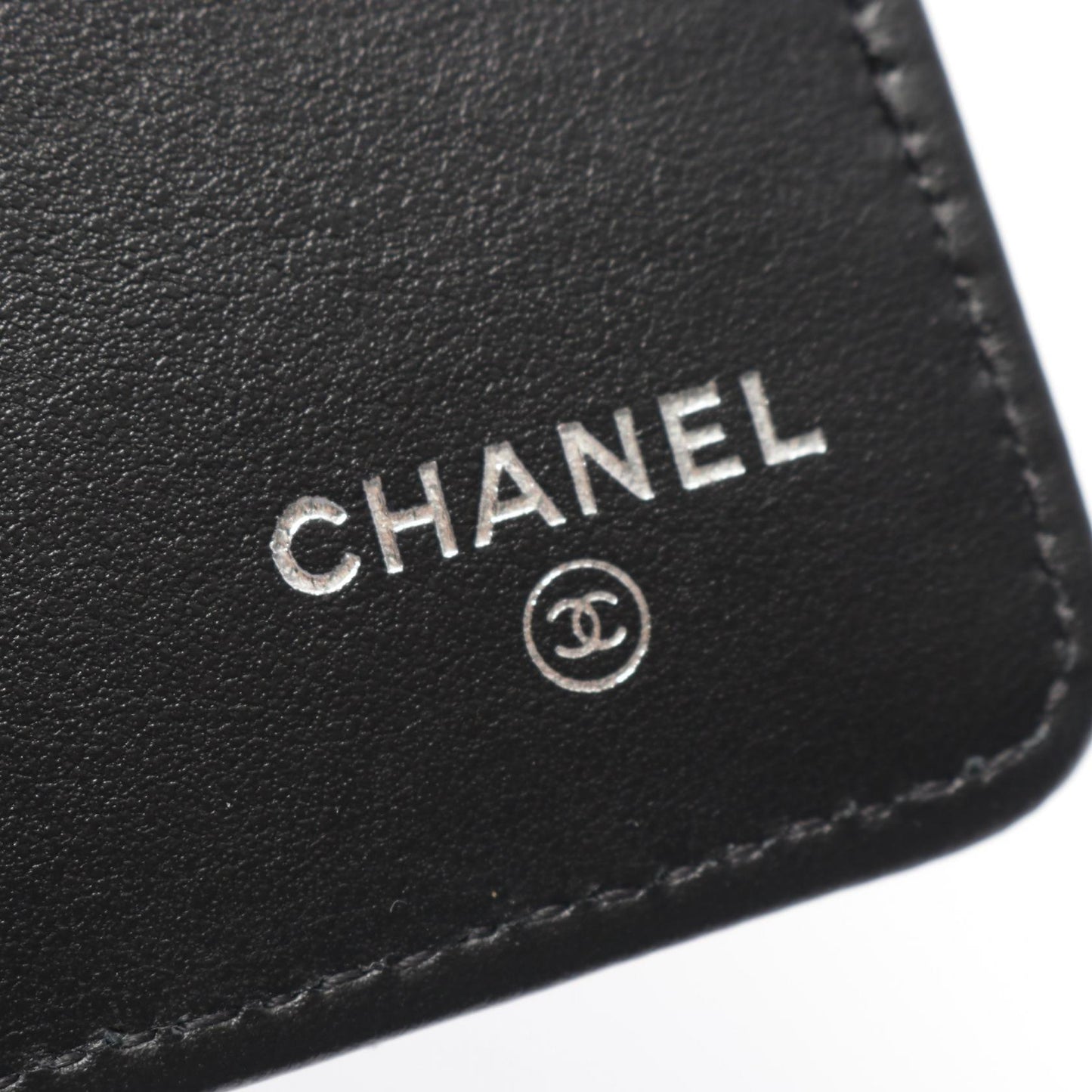 Chanel Matelasse So Black Calfskin Long Wallet
