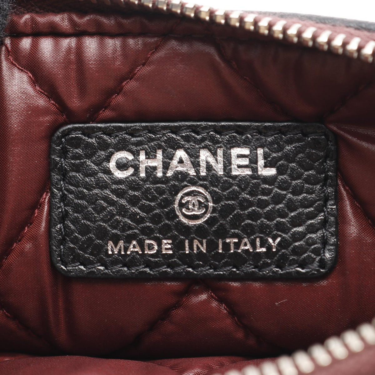 Chanel Matelasse Caviar Skin Pouch