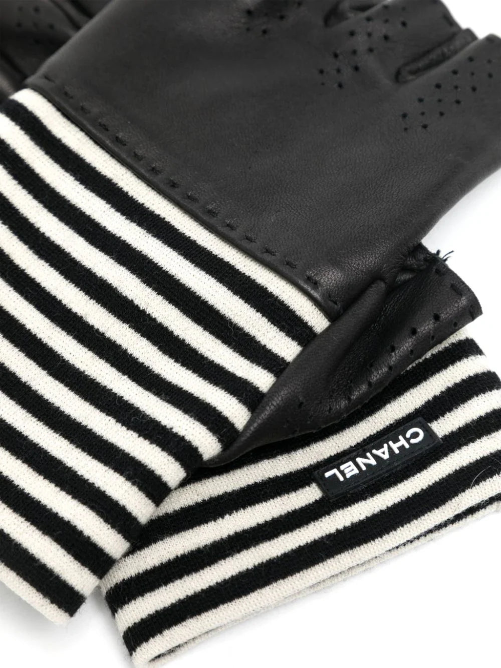 Striped Fingerless Gloves