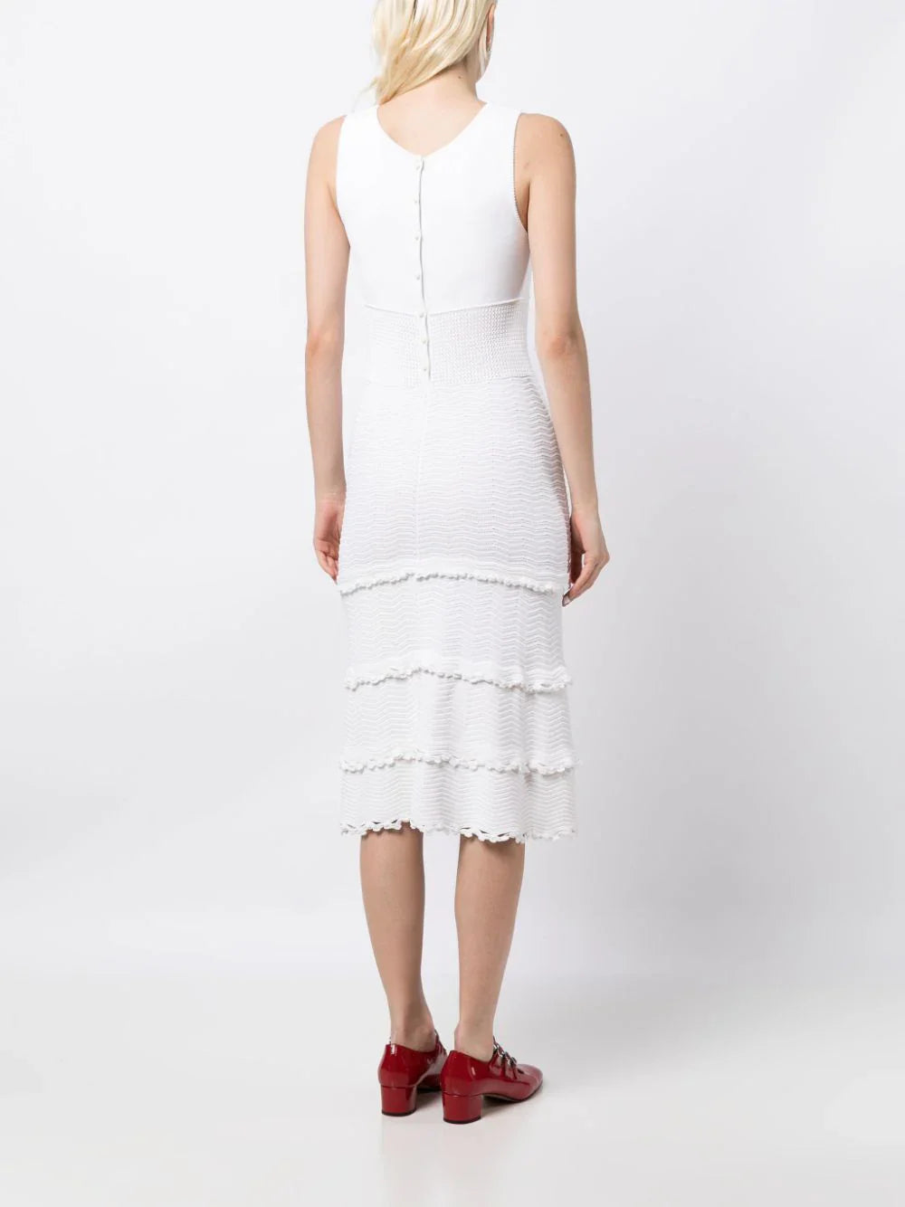 White Knit Dress