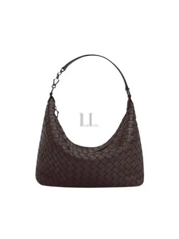 Luxury Bottega Veneta Small Intrecciato Nappa Shoulder Bag Brown