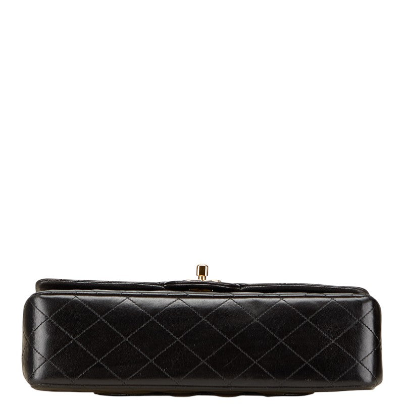 Chanel Matelasse Coco Mark W Flap Lambskin 2way Shoulder Bag