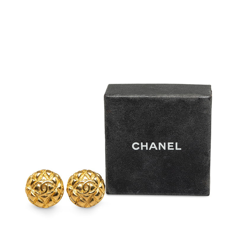 CC Quilted Clip On Earrings - '10s