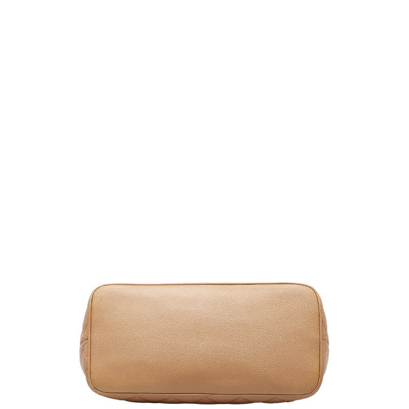 Chanel Coco Mark Matelasse Caviar Skin Tote Bag