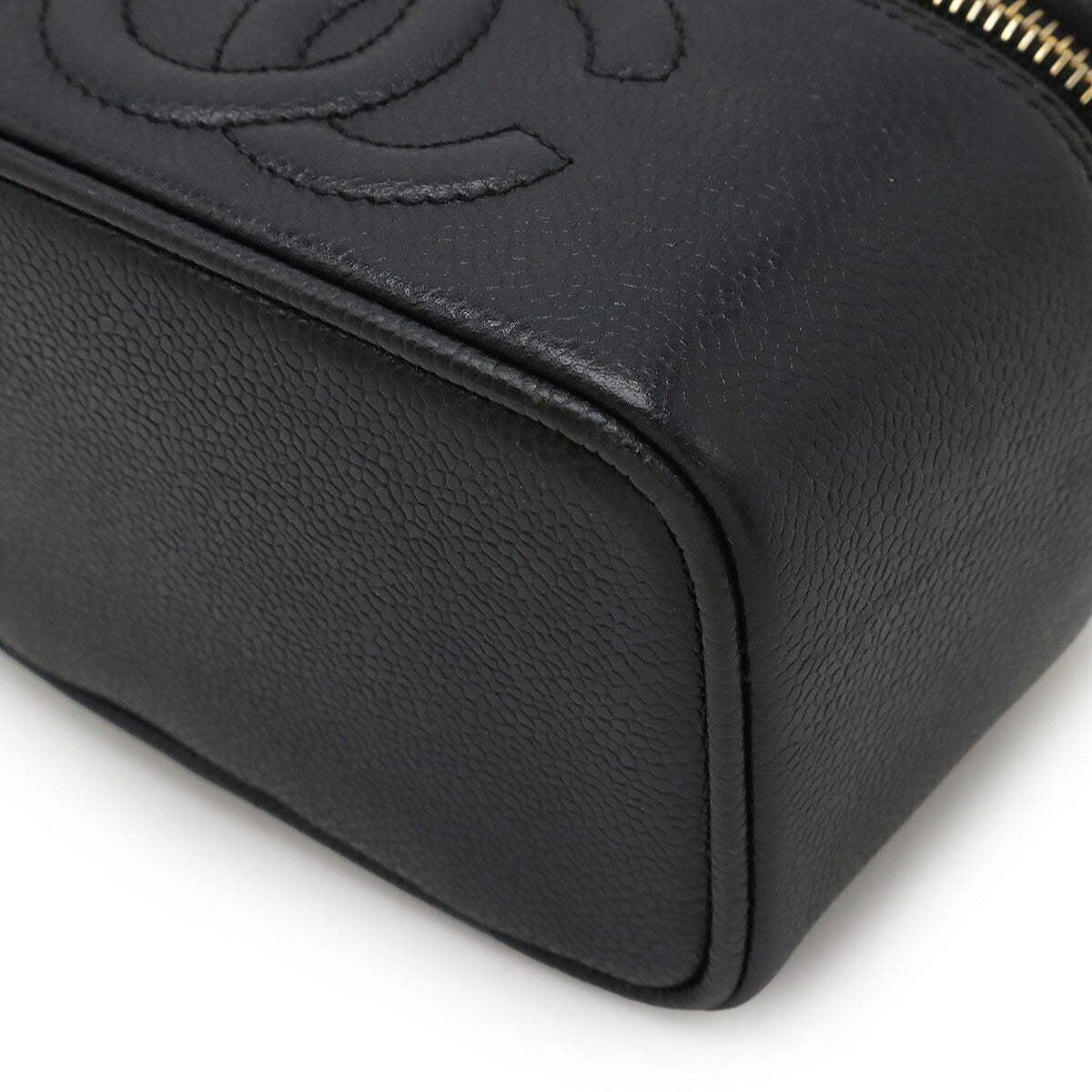 Chanel Coco Mark Caviar Vanity Bag