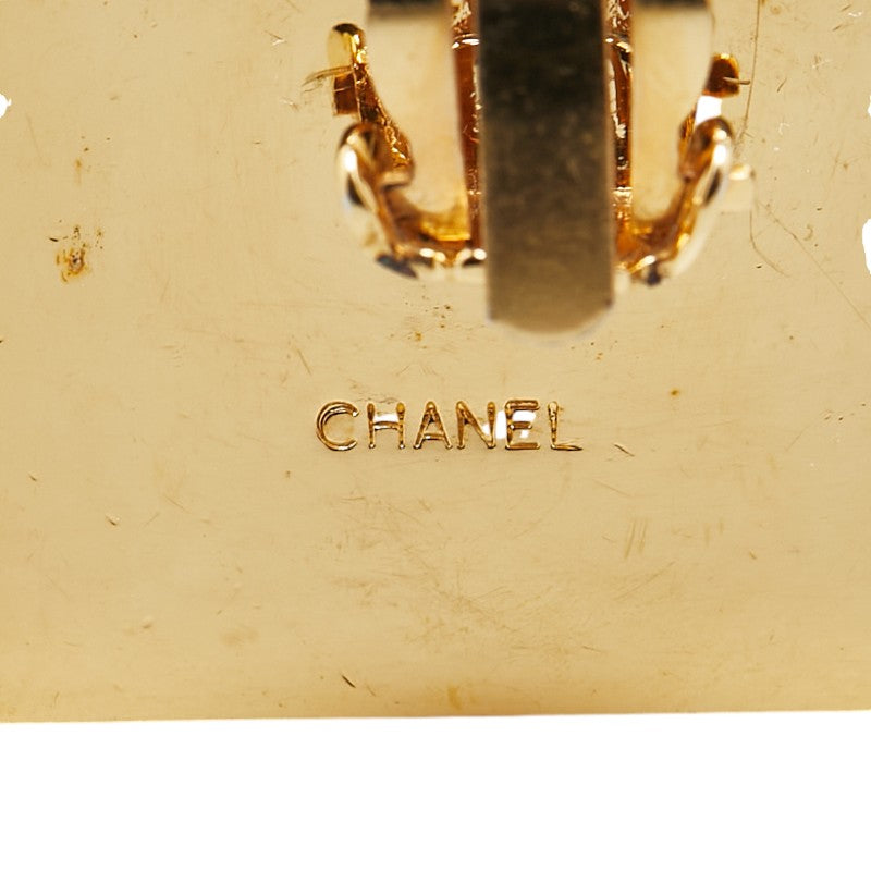Chanel Perfume Bottle Logo Earrings