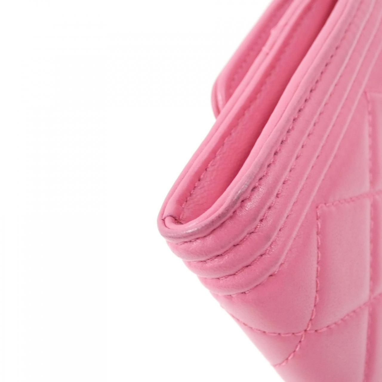 Chanel Boy Chanel Lambskin Wallet