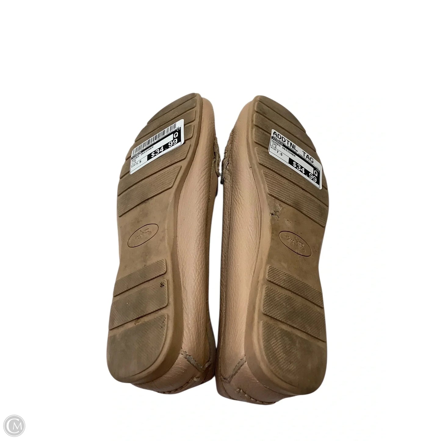 Shoes Designer By Coach In Tan, Size: 7.5