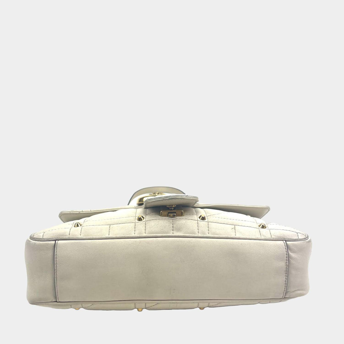 Gucci GG Marmont Flap Bag Studded Matelasse - OUTLET ITEM FINAL SALE