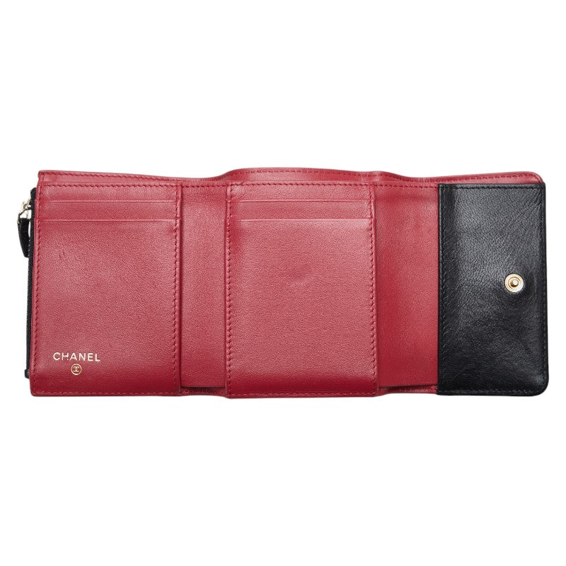 Chanel 19 Coco Mark Lambskin Small Flap Wallet