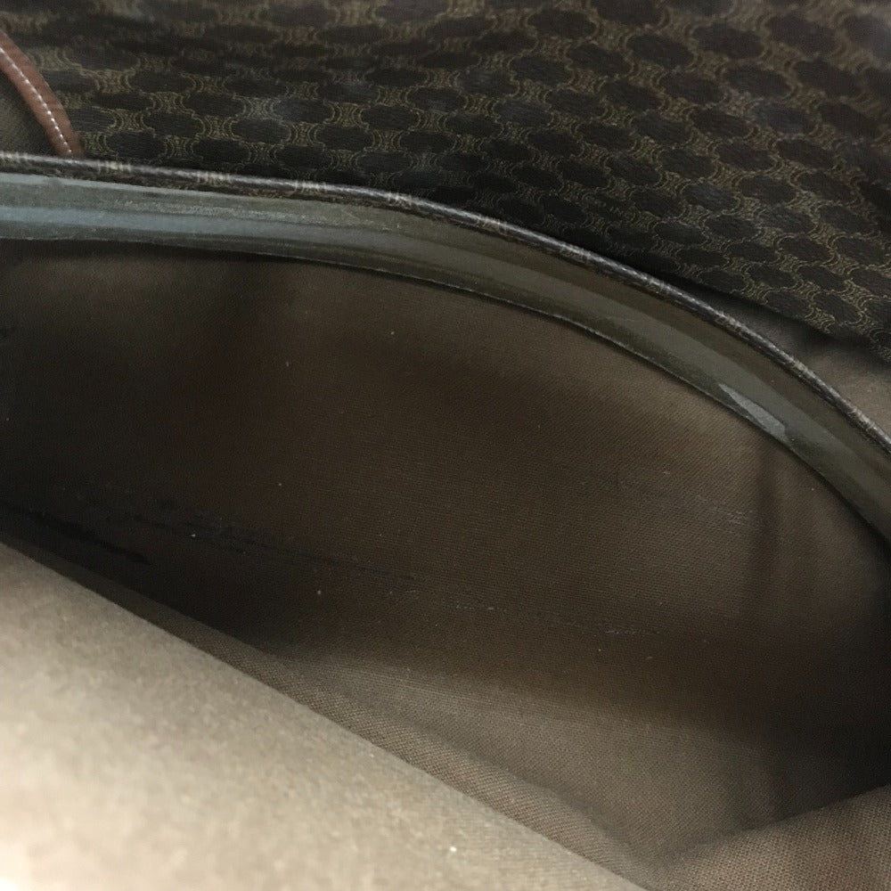 CELINE Tote Bag PVC / Leather Brown Macadam Women Used